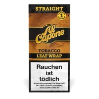 Al Capone Tobacco Leaf Wrap Zigarrenumblatt Straight