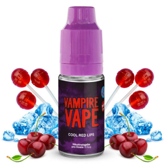 Vampire Vape - Cool Red Lips E-Liquid 12mg Nikotin