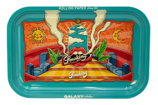 SMOKING - Rolling Tray klein, "Galaxy Collection - Heaven"