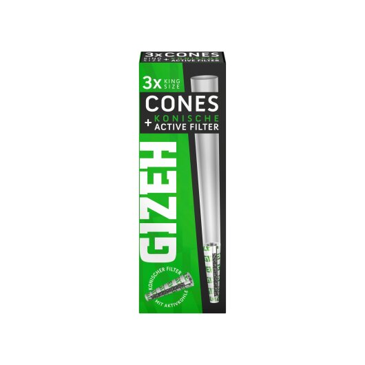 GIZEH BLACK® CONES + konische Active Filter