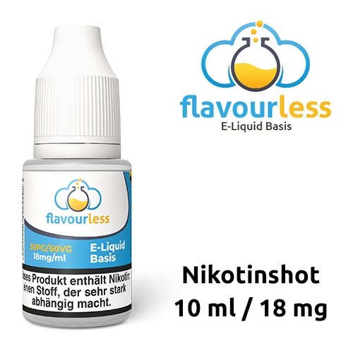 Flavourless - Nikotin Base Shot - 10ml 18mg