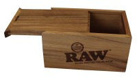 RAW - Holzbox aus Akazienholz mit Schiebedeckel groß