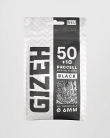 GIZEH - Active Filter Procell 6mm 50er + 10 Pack Schwarz