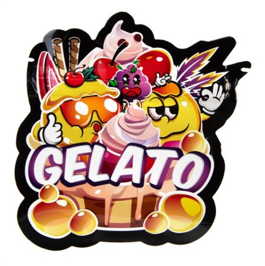Mylar Bag Geruchststopp Zip-Beutel Small Gelato