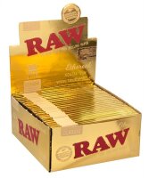 RAW Ethereal (Gold) King Size Slim Papier