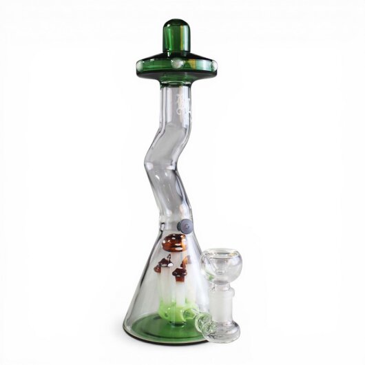 Black Leaf Glasbong Toadstools