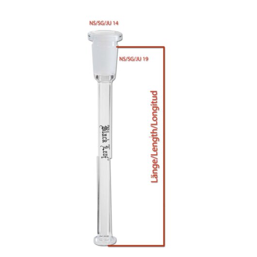 Black Chillum - Duschkopfdiffusor - NS18/14 - 11cm