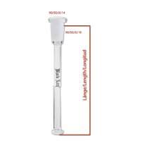 Black Chillum - Duschkopfdiffusor - NS18/14 - 11cm