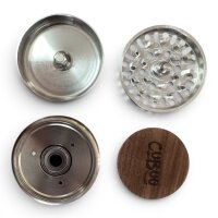 Cuboo Cyber Spin Edelstahl Grinder mit Kugellager