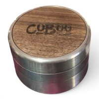 Cuboo Cyber Spin Edelstahl Grinder mit Kugellager