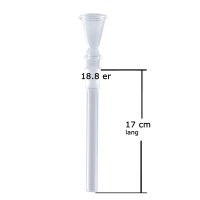 Bam Bam Bohle komplett Chillum - Trichterkopf - 18.8mm -