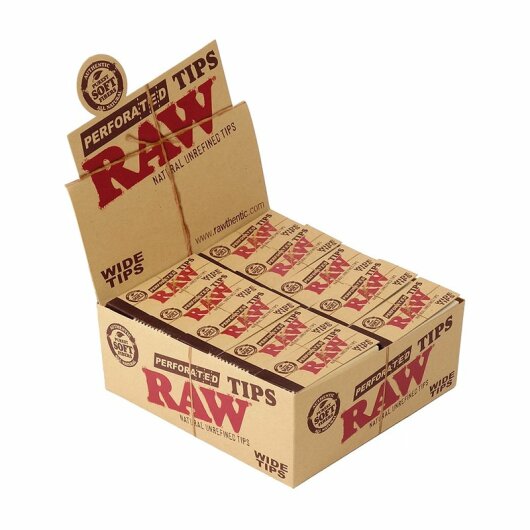 RAW - Wide Tips - King Size - Perforiert