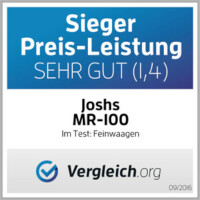 Joshs MR Serie - Digitale Taschenwaage 100g x 0,01g (MR1)