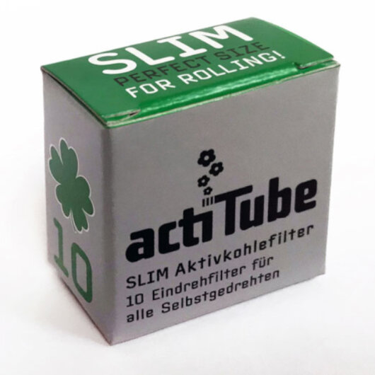 actiTube - SLIM - 10 Aktivkohlefilter