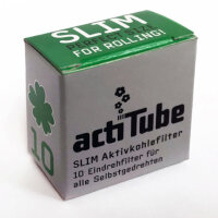 actiTube - SLIM - 10 Aktivkohlefilter