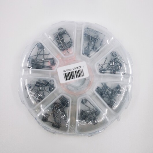 Vapefly - Fertigcoil Box - 48 Kanthal Wicklungen - 8 Sorten x 6 St&uuml;ck