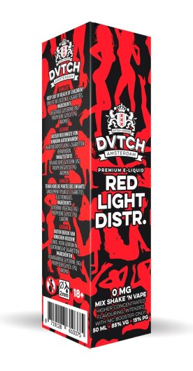 DVTCH - RED LIGHT | Himbeere, Rote Johannisbeere, Brombeere, Erdbeere, Schlagsahne und Honig | OVERDOSED 50ml