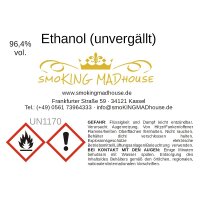 smoKING MADhouse - Ethanol | unvergällt | Alc.96% | 50ml