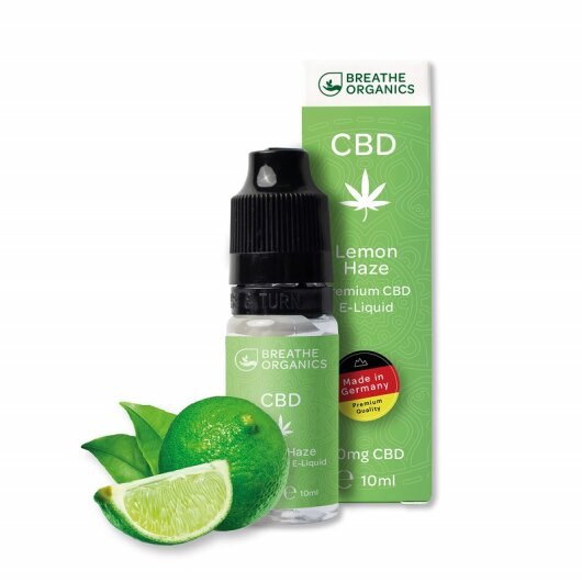 Breathe Organics - ELIQUID - Lemon Haze 10ml | 10mg/ml (100mg) CBD