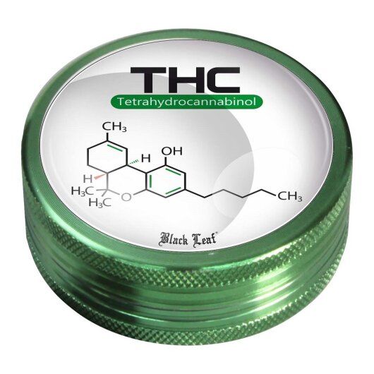 Black Leaf - 2-Teil-Grinder - THC