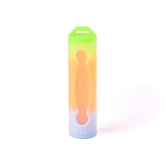 Silikon Schutzhülle - 1x 18650 Akkus Bunt V1