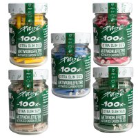 PURIZE - XTRA SLIM - 100 Aktivkohlefilter