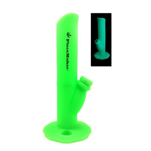 PieceMaker - Kermit / GREEN GLOW - Silikonbong