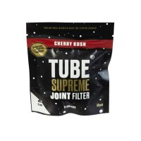 REAL LEAF - TUBE Supreme Joint Filter 6mm - 50 Stück - Terpene infused Cherry Kush
