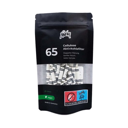 KAILAR - 65 Cellulose Slim Aktivkohlefilter - Weiß