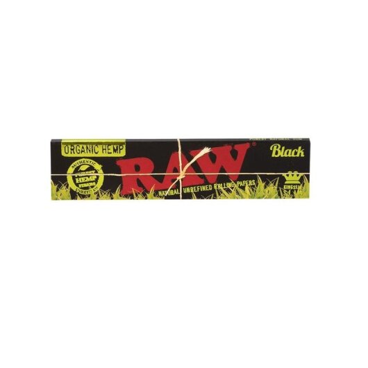 RAW - BLACK / ORGANIC HEMP - King Size Slim Papers