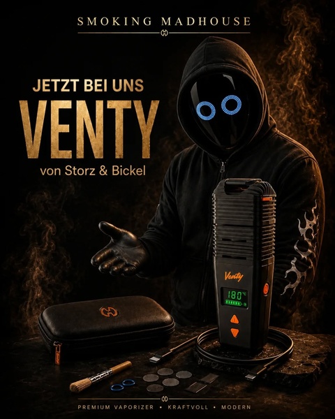 KingMad präsentiert: den VENTY von Storz & Bickel 👑💨

Ein Premium-Vaporizer für alle, die 