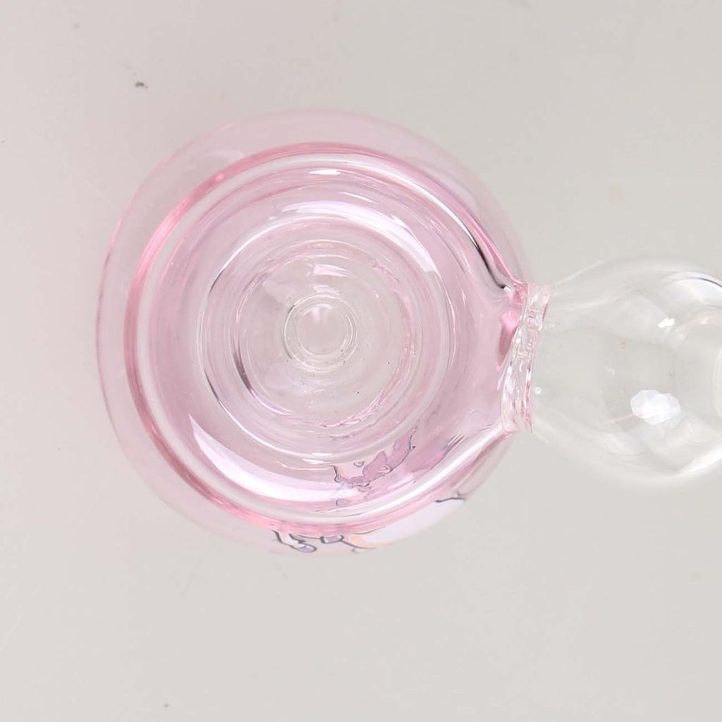 Black Leaf Aschefänger für Bitch Bong – NS 14,5, Rosa – Ansicht 2