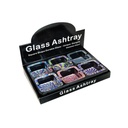 Aschenbecher Psychedelic Glas eckig – Ansicht 2