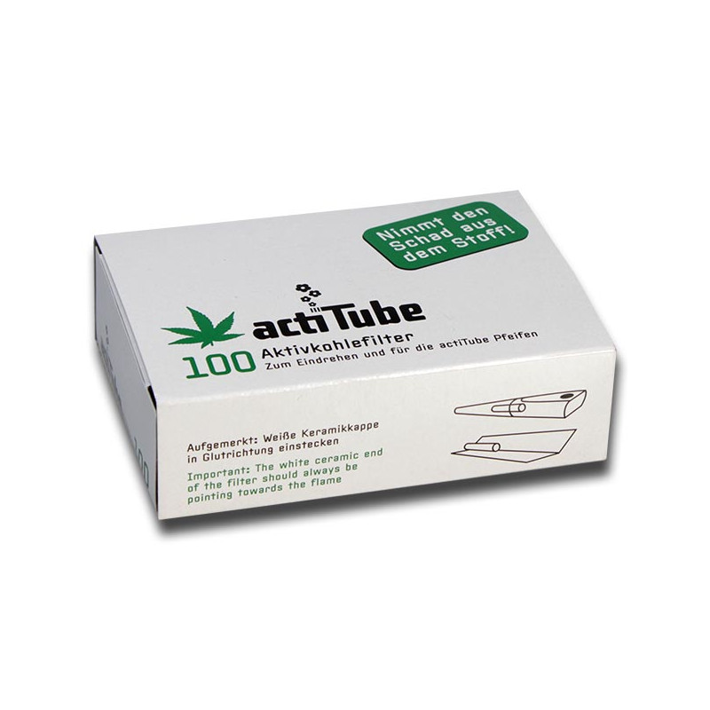 actiTube Aktivkohlefilter Regular Ø 8 mm – 100 Stück – Ansicht 2
