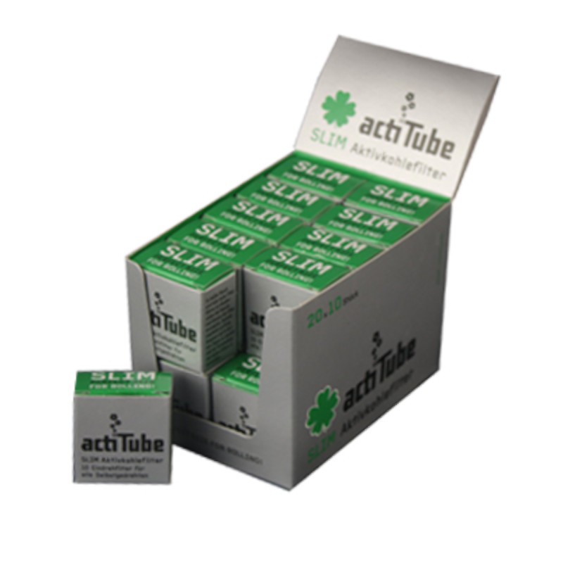 actiTube Aktivkohlefilter Slim Ø 7 mm – 10 Stück – Ansicht 3