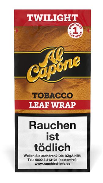 Al Capone Blunts Tobacco Leaf Wrap (Al Capone Tobacco Leaf Wrap Zigarrenumblatt Straight) – Ansicht 3