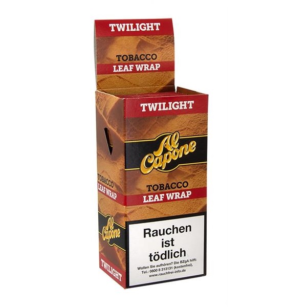 Al Capone Blunts Tobacco Leaf Wrap (Al Capone Tobacco Leaf Wrap Zigarrenumblatt Twilight) – Ansicht 3