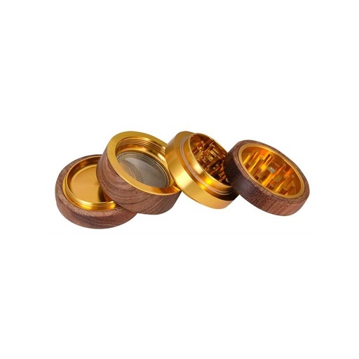 Champ High Grinder Wooden Aluminium Rosenholz 4-teilig Ø 60 mm - weitere Ansicht