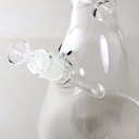 Blaze Glass Eisbong Beaker Straight 50 cm 5-mm-Glas – Ansicht 2