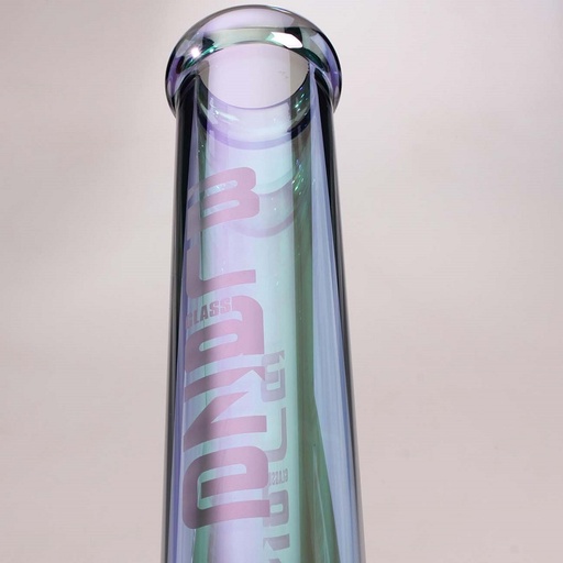 Blaze Glass Eisbong Gear Zylinder Regenbogeneffekt – NS 18,8 - weitere Ansicht