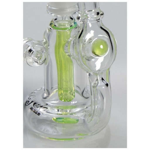 Blaze Glass Ölpfeife Recycler Diffusor – NS 14,5, Grün - weitere Ansicht
