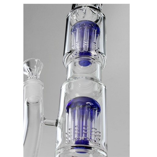 Black Leaf Eisbong 2x 10-Arm-Baumperkolator 46 cm – NS 18,8, Blau - weitere Ansicht