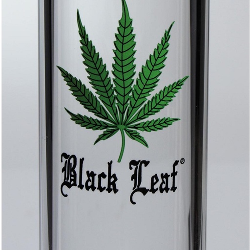 Black Leaf Glasbong Hanfblatt Zylinder 30 cm – NS 14,5 - weitere Ansicht