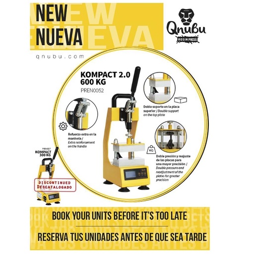 QNUBU Rosin-Presse Kompact 2.0 600 kg - weitere Ansicht