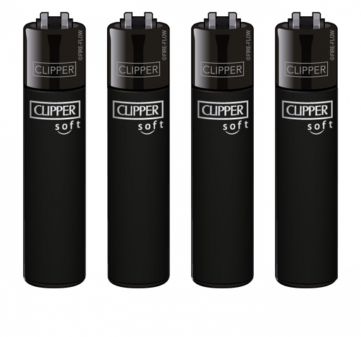 Clipper Feuerzeug Classic Micro Soft Touch – All Black - weitere Ansicht