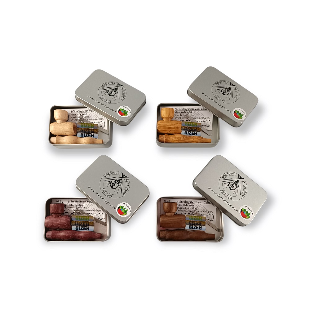 Calumet Holzpfeife Mini Wapi 3-teilig (Ahorn, mit Kickloch) – Ansicht 2