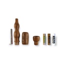 Calumet Holzpfeife Mini Wapi 3-teilig (Nuss, ohne Kickloch) – Ansicht 4