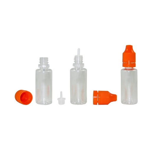 Dampfdorado PE-Flasche mit Tropfeinsatz – 20 ml - weitere Ansicht