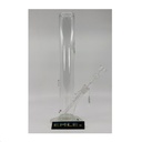 EHLE Glasbong ARTline Tribal Zylinder gerade 1000 ml – NS 14,5 – Ansicht 2