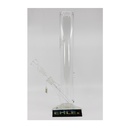 EHLE Glasbong ARTline Tribal Zylinder gerade 1000 ml – NS 14,5 – Ansicht 3